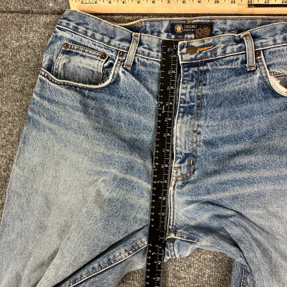 J Riggins Jeans Mens Size 36x34 Distressed Light Wash Straight Fit Denim - Picture 4 of 10